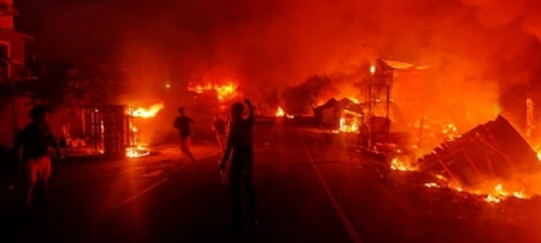 منی پور میں ایک بار پھر تشدد کے واقعات، کانگ پوکپی کے 3 گاؤں پر حملہ، 30 مکانات نذر آتش